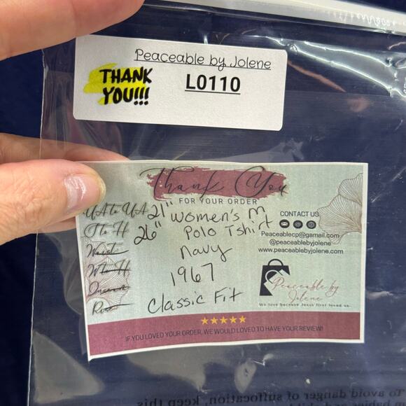 Ralph Lauren women’s medium polo navy T-shirt - Picture 7 of 7